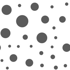 Dots seamless pattern. Random circles texture background.