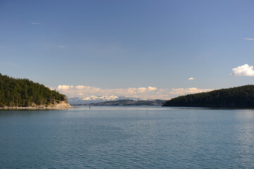Fototapeta premium San Juan Islands ferry view