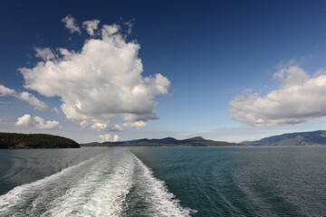 San Juan Islands ferry view