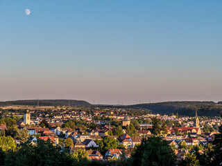 Blick auf die Melanchton Stadt Bretten
