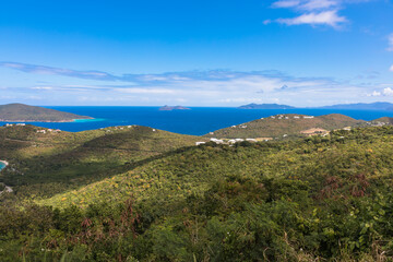 Fototapeta na wymiar View of Saint Thomas, U.S. Virgin Islands, Caribbean