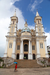 Fototapeta na wymiar Catholic church of Ilheus city, Bahia, Brazil