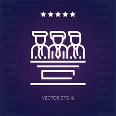 reunion vector icon modern illustration