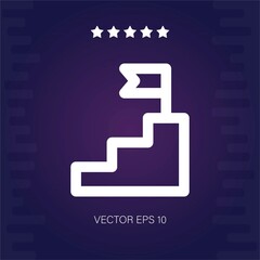 goal vector icon modern illustration