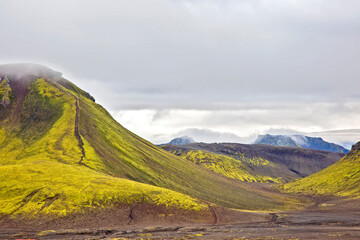 Fototapeta premium Beautiful mountain landscape in Iceland. Nature and places for wonderful travels