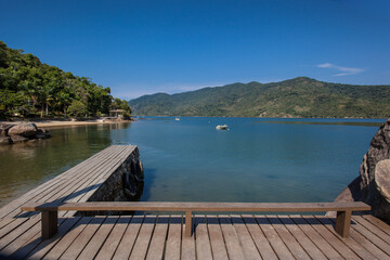 Dock at Saco do Mamangu&aacute; - Paraty - RJ