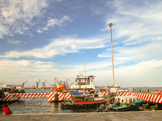 Fototapeta na wymiar Embarcadero de Veracruz