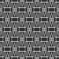 Abstract background pattern. Modern Seamless geometric wallpaper pattern. Black and white colors. Perfect for fabrics, covers, patterns, posters, interior design or wallpaper. Vector image