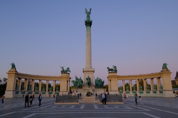 travel in Hungary Budapest Hosok tere