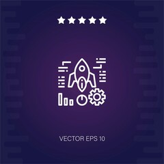 Naklejka premium performance vector icon modern illustration