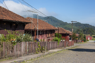 Fototapeta na wymiar View of Paranapiacaba, district of Santo Andre - SP - Brazil