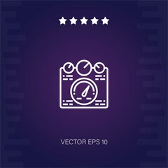 speedometer vector icon modern illustration