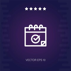 planning vector icon modern illustration