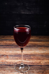 glass of red wine