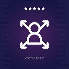 career vector icon modern illustration