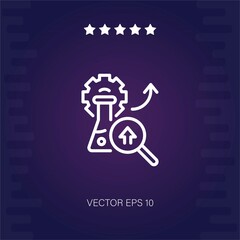 research vector icon modern illustration