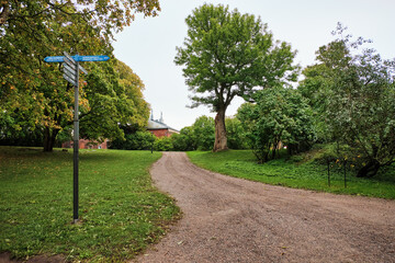 Finland. Helsinki. The territory of the fortress Sveaborg in Helsinki. September 16, 2018