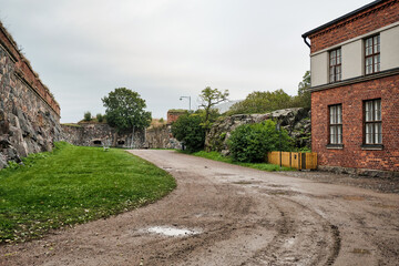 Finland. Helsinki. The territory of the fortress Sveaborg in Helsinki. September 16, 2018