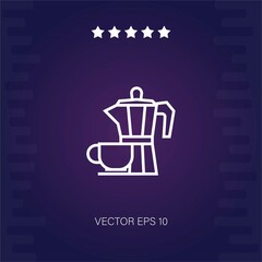 coffee break vector icon modern illustration