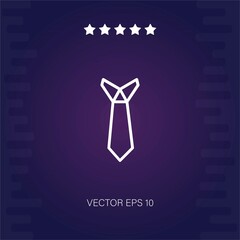 tie vector icon modern illustration