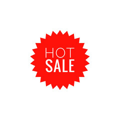 ''Hot sale'' sign vector