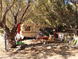 Obraz premium camping, old, travel, sommer, travel, holiday