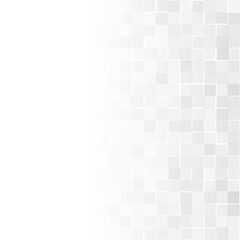 Abstract background of small squares in gray colors with horizontal gradient