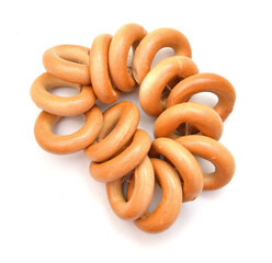 Bagels isolated on a white background 
