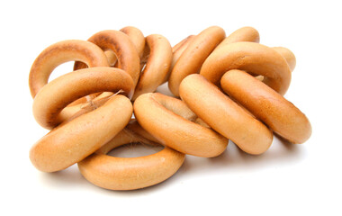 Bagels isolated on a white background 