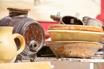 Group of rustic items for sale
