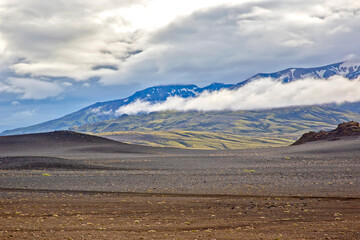 Beautiful mountain landscape in Iceland. Nature and places for wonderful travels