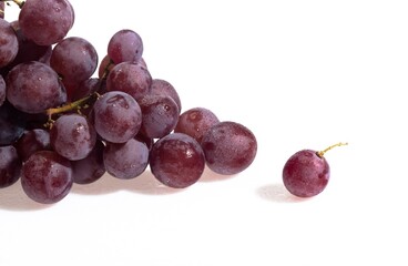 Purple Grape Cluster Close-up