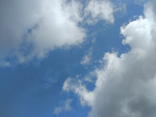 blue sky with clouds