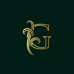 elegant initial line