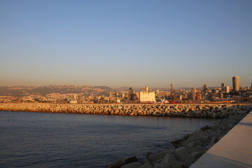 Beirut destruction after the tragic explosion happened in Port of Beirut on August 4, 2020: Beirut...