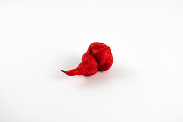 Close up photo of a ghost pepper