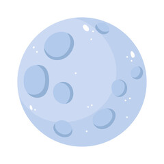 planet solar system cartoon isolated icon design white background