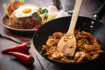 pan fried nasi goreng image