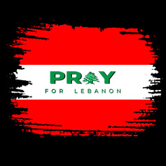 Lebanon Flag Logo, Pray for Lebanon, Lebanon is Bleeding