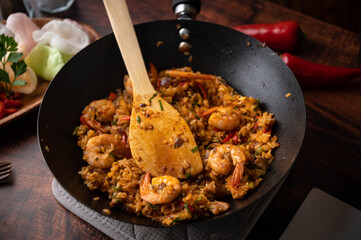 pan fried nasi goreng image