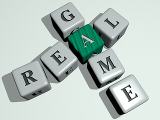 combination of real game built by cubic letters from the top perspective, excellent for the concept presentation. estate and house