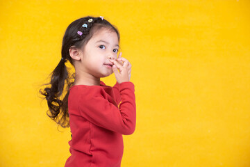 Fototapeta premium Braid child girl