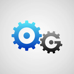 O & G letters Joint logo icon vector template for corporate logo and business card design.