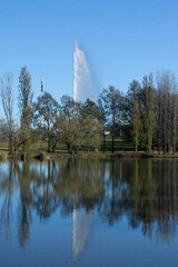  Lake in Commonwealth Park Reflection