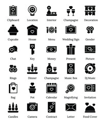 travel icons set