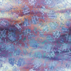 Seamless abstract pattern that looks like wax melt. Pastel gentle colored design. High quality illustration that resembles encaustic art. Iridescent holographic luxurious graphic design.