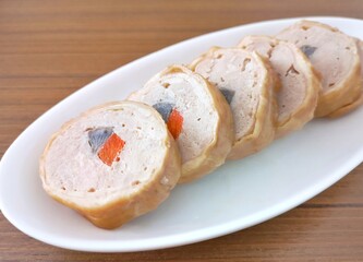 ゴボウとニンジンの八幡巻