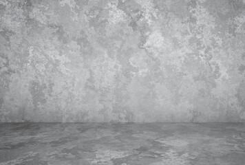 plaster wall, grey background