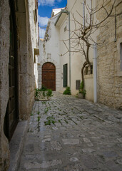 Fototapeta na wymiar Strassen in Altstadt von Trogir, Kroatien
