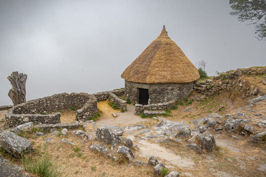 Celtic Castro of Santa Trega in La Guardia Pontebedra Galicia Spain